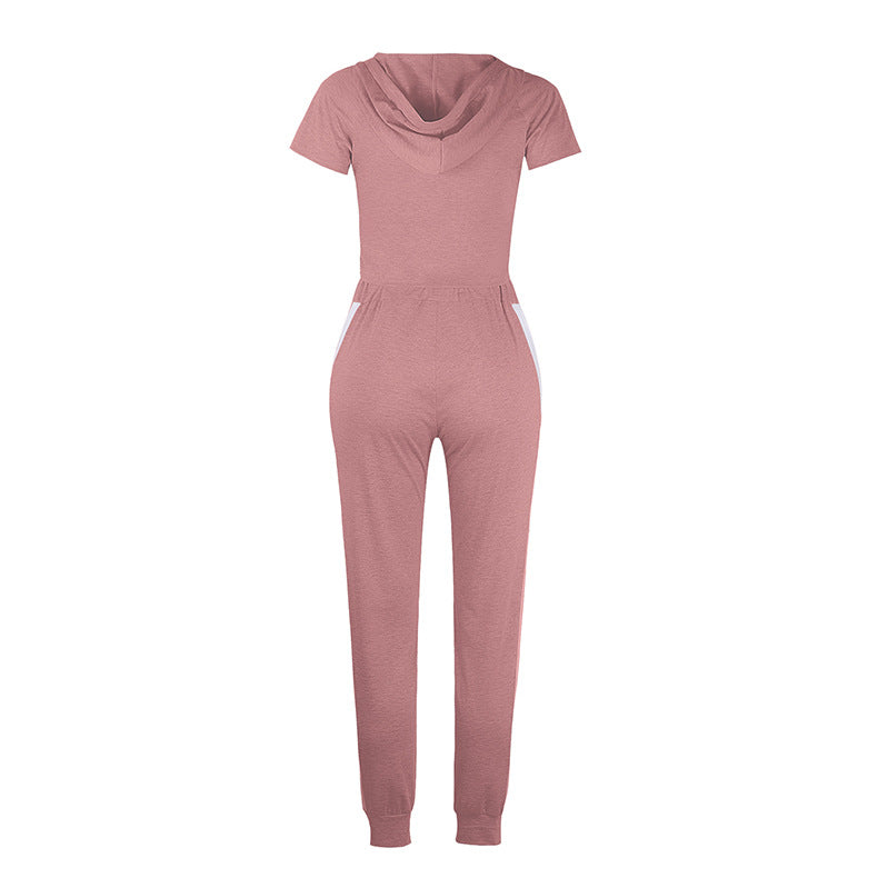 Women's Solid Color Sports and Leisure Suit CD619