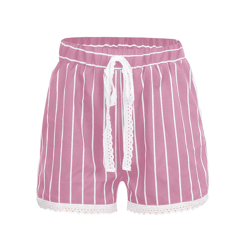 Printed Halter Pajamas Two-piece Home Suit CD618