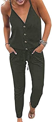 Women's Wrap Sleeveless One Piece Romper Jumpsuit CD484