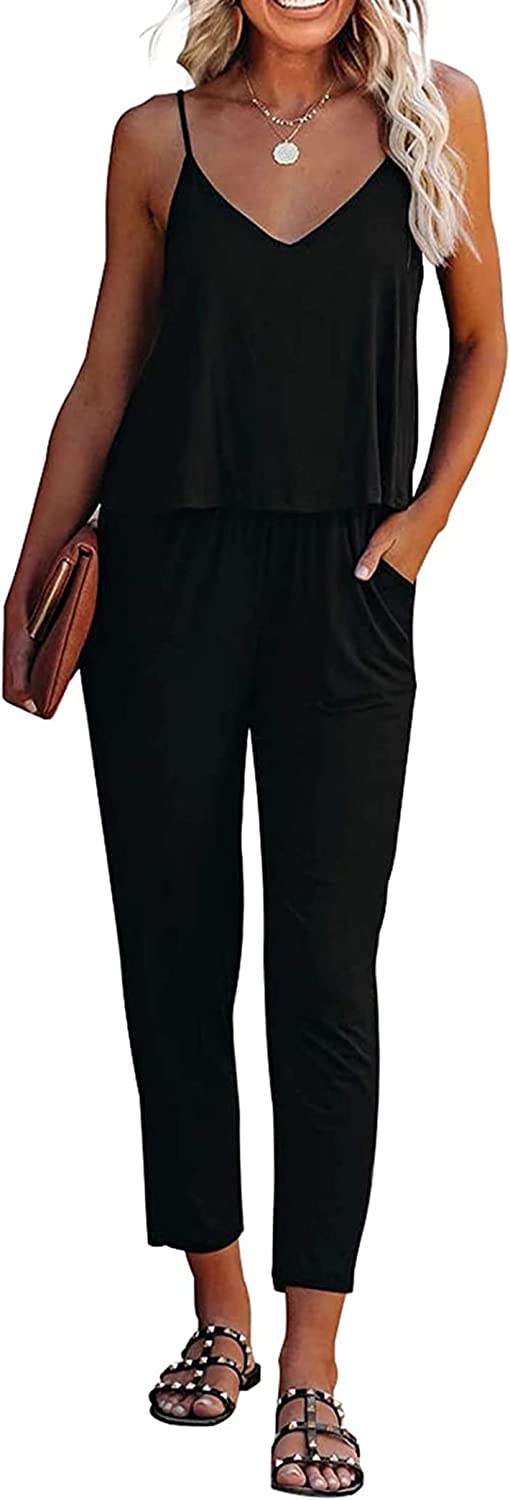 Women's Wrap Sleeveless One Piece Romper Jumpsuit CD484