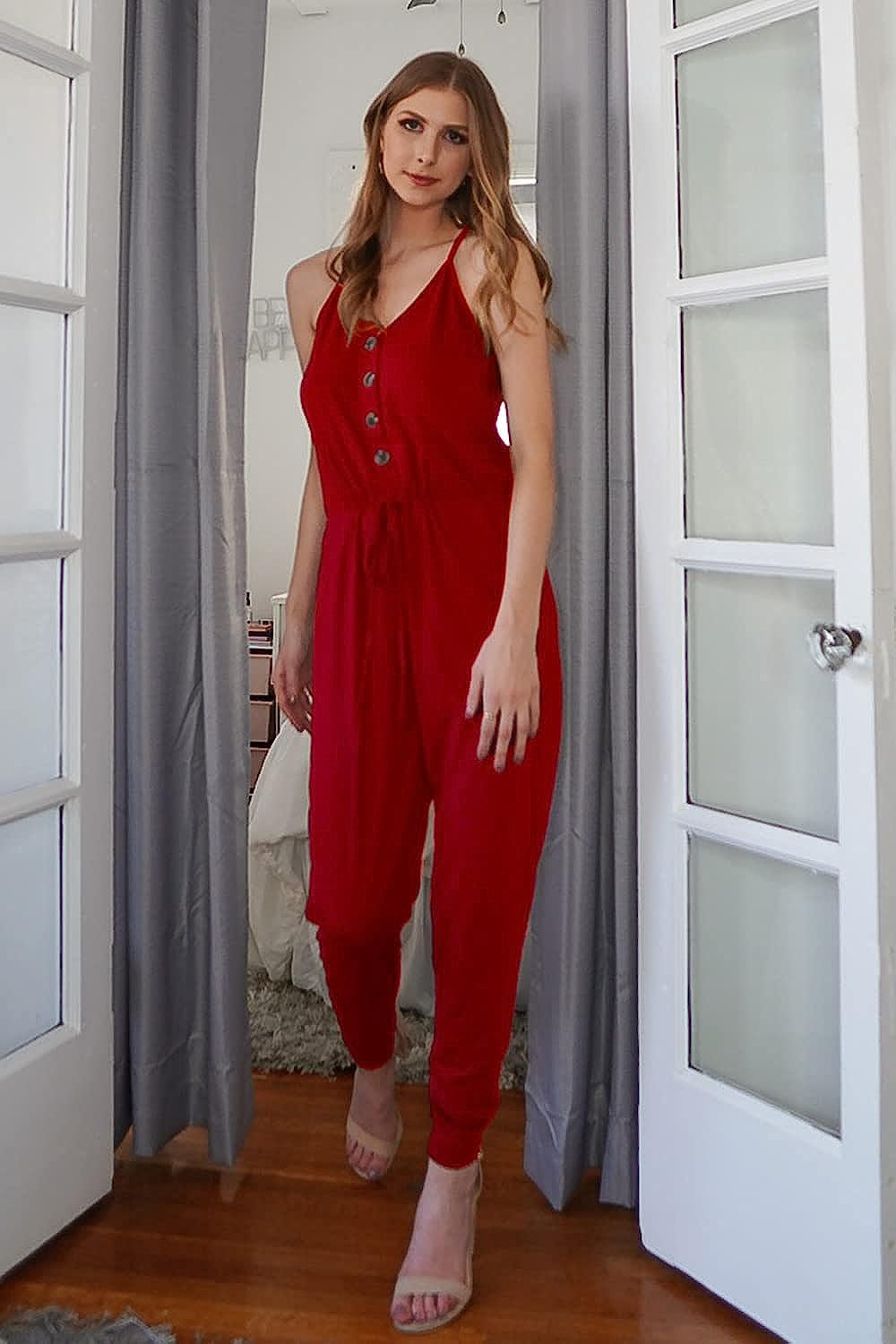Women's Wrap Sleeveless One Piece Romper Jumpsuit CD484