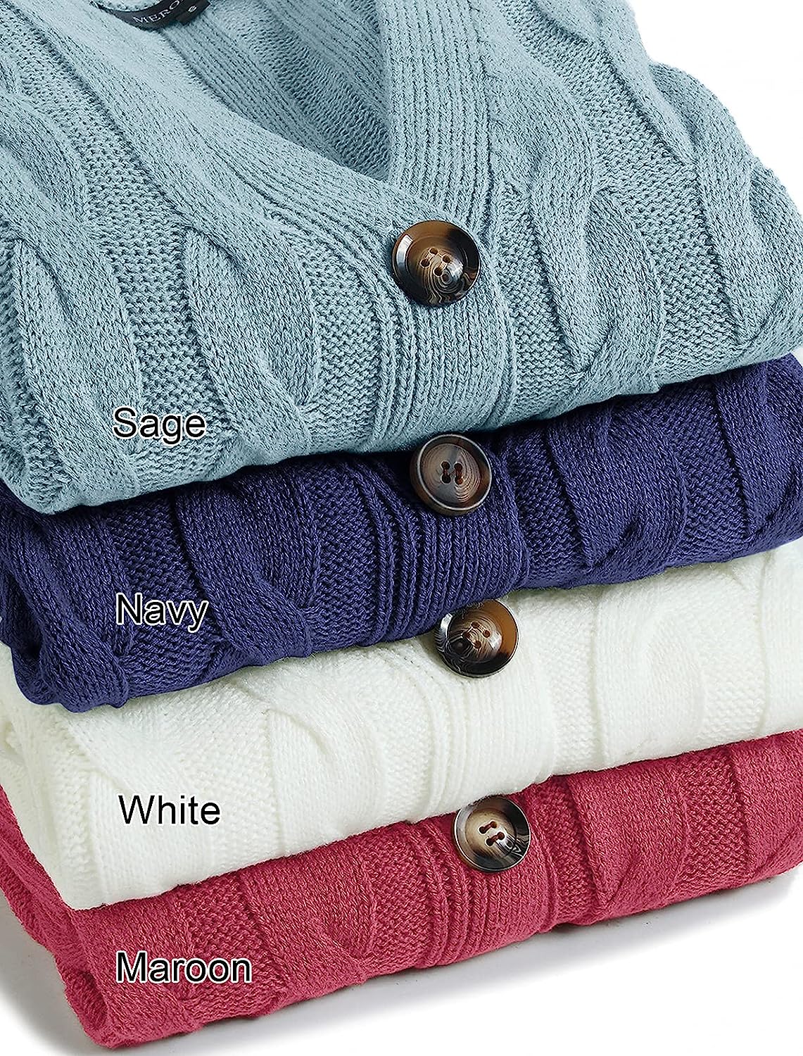 Women's Cable Knit Long Cardigan Sweater Outerwear CD453