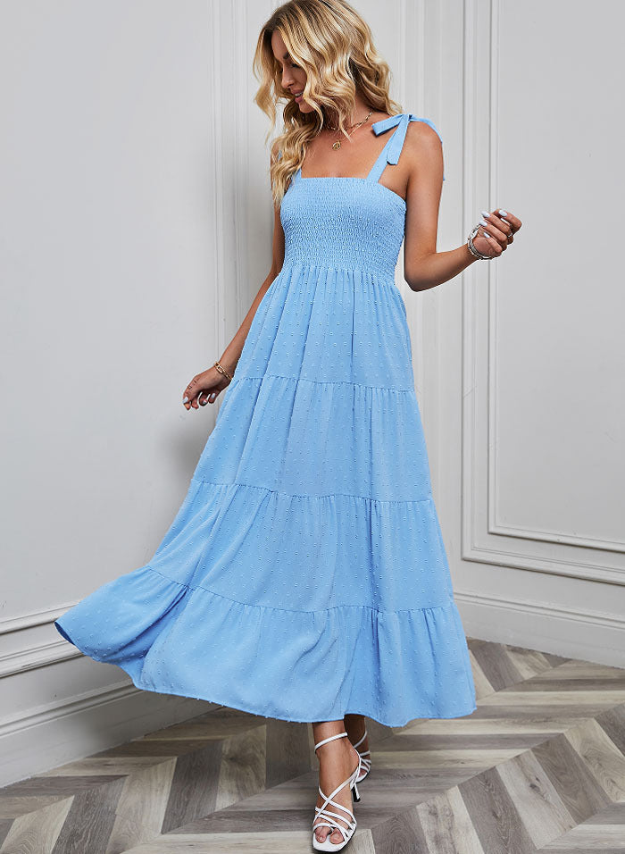 Women's sexy wrap-around jacquard dress CD525