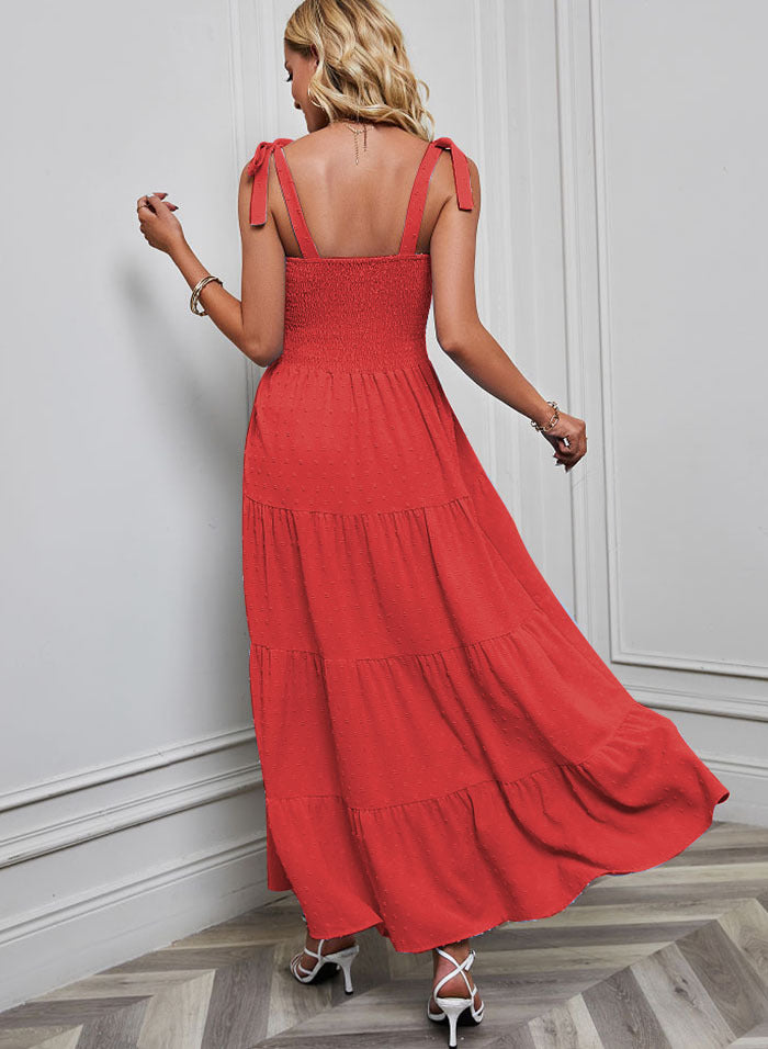 Women's sexy wrap-around jacquard dress CD525
