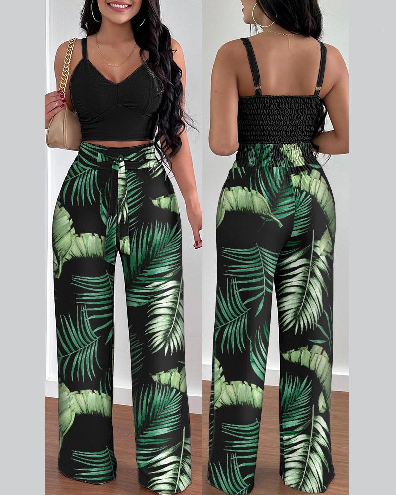 Women's Suspenders Two-piece Pant Sets