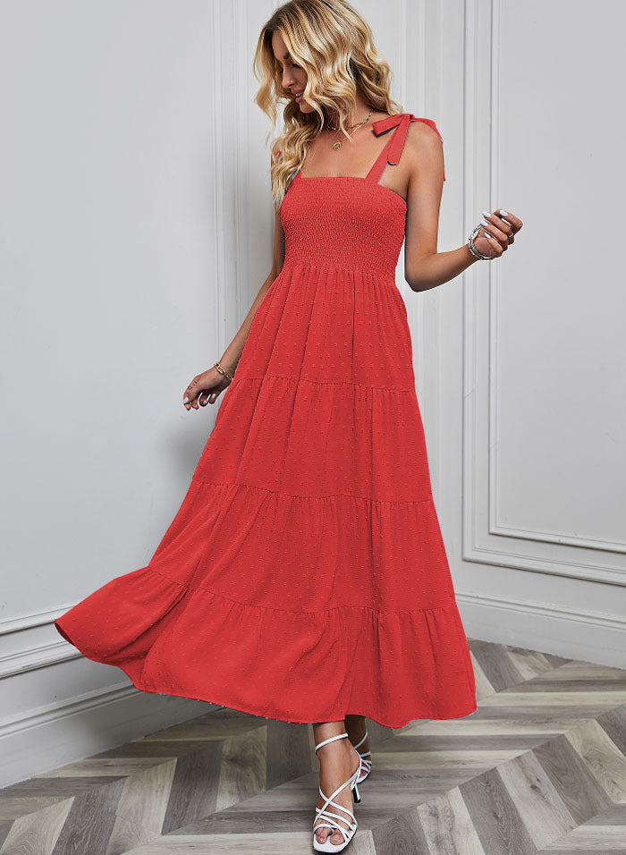 Women's sexy wrap-around jacquard dress CD525
