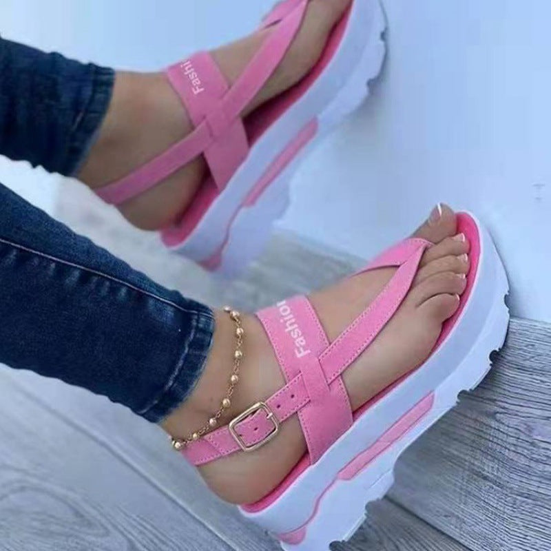 Women's Wedge Toe Clip Sandals CD502