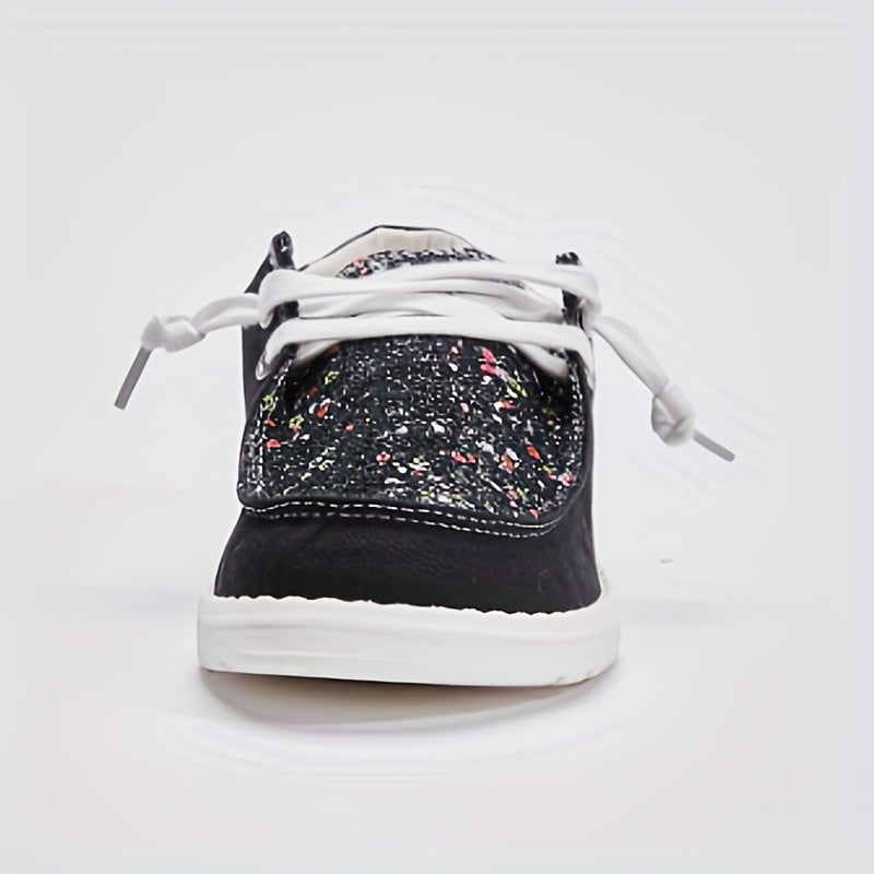 Women's Bling Sequins Flat Loafers Sneakers CD408