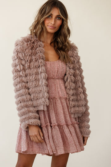 Charlotte MONTANA SHAGGY FAUX FUR JACKET
