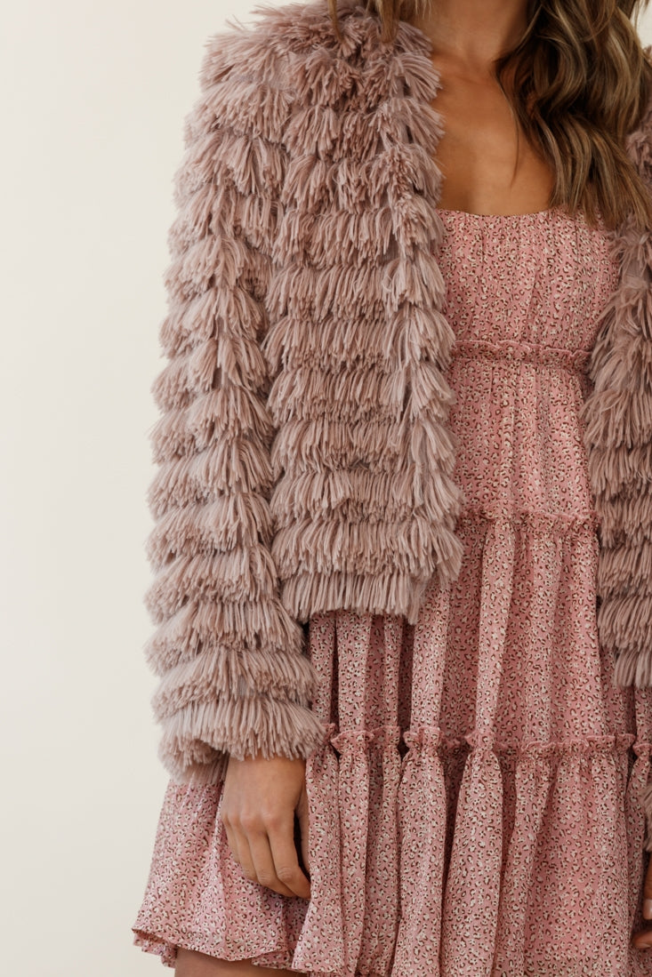 Charlotte MONTANA SHAGGY FAUX FUR JACKET