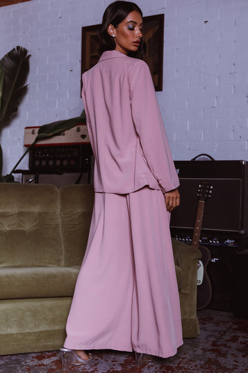 Charlotte VOUS ETES BELLE BLAZER BLUSH TOP