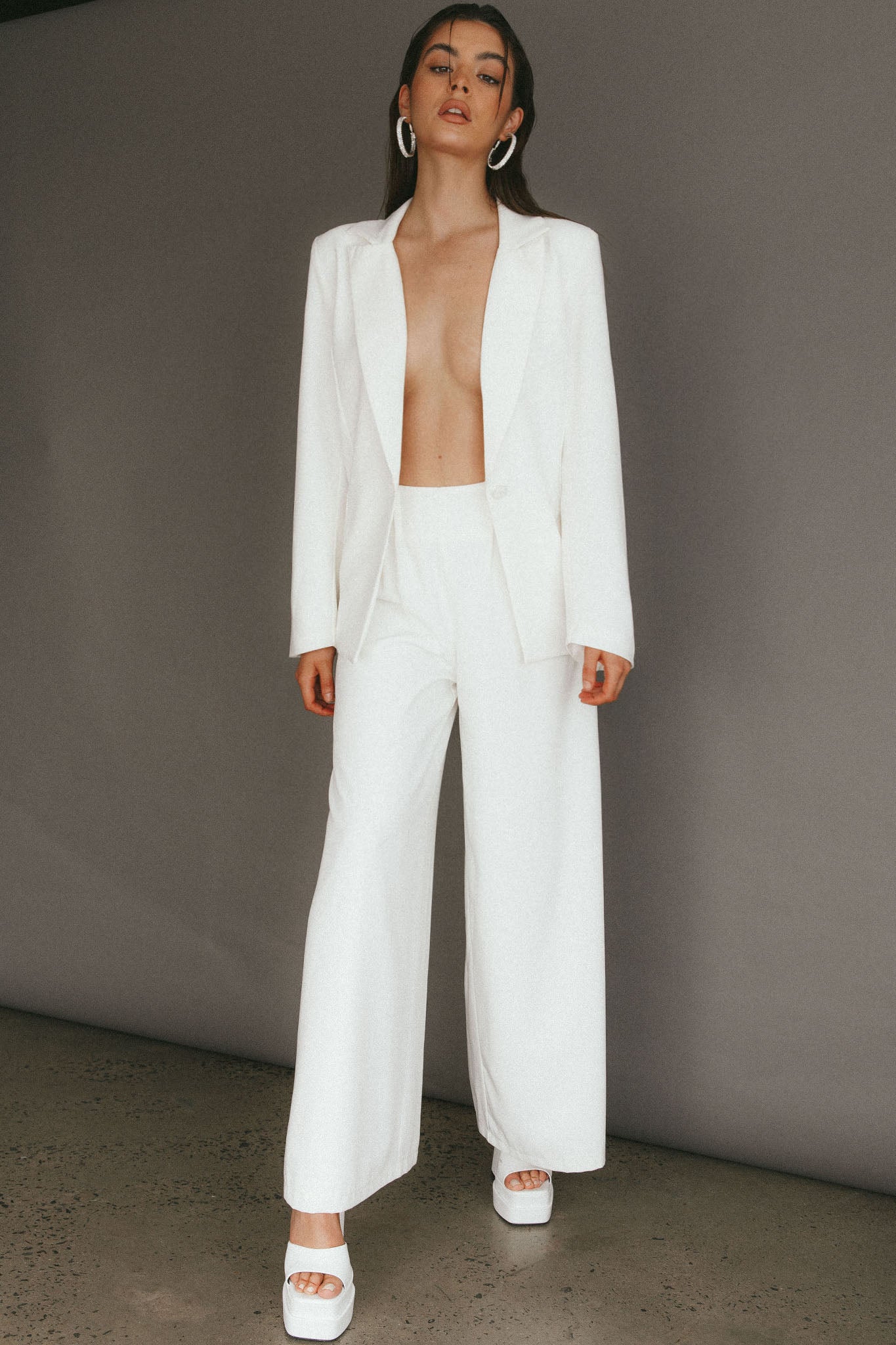 Charlotte VOUS ETES BELLE BLAZER BLUSH TOP