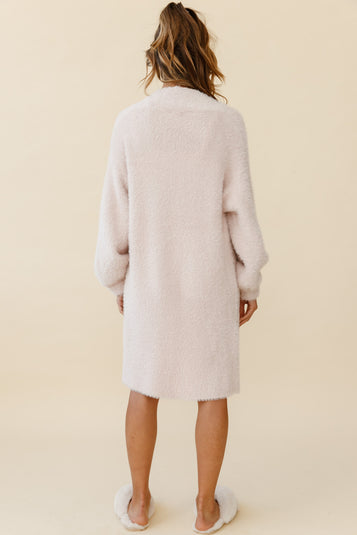 CHARLOTTE LONG SLEEVE DUSTER CARDIGAN PINK