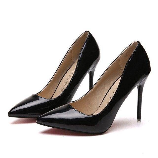👠Women's Pumps Pointed Toe High Heels Slip-On Stiletto Party Shoe