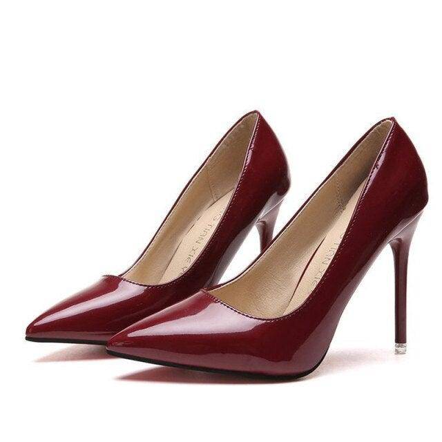 👠Women's Pumps Pointed Toe High Heels Slip-On Stiletto Party Shoe