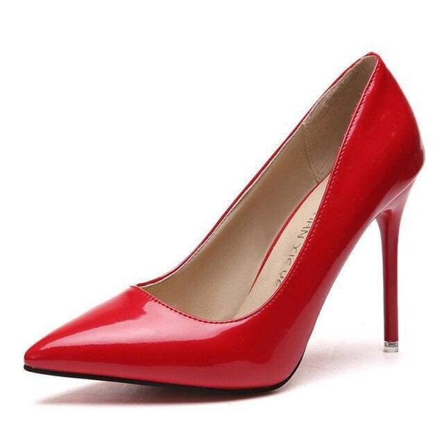 👠Women's Pumps Pointed Toe High Heels Slip-On Stiletto Party Shoe
