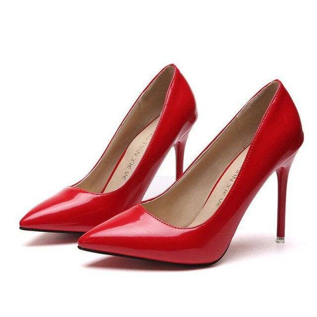 👠Women's Pumps Pointed Toe High Heels Slip-On Stiletto Party Shoe