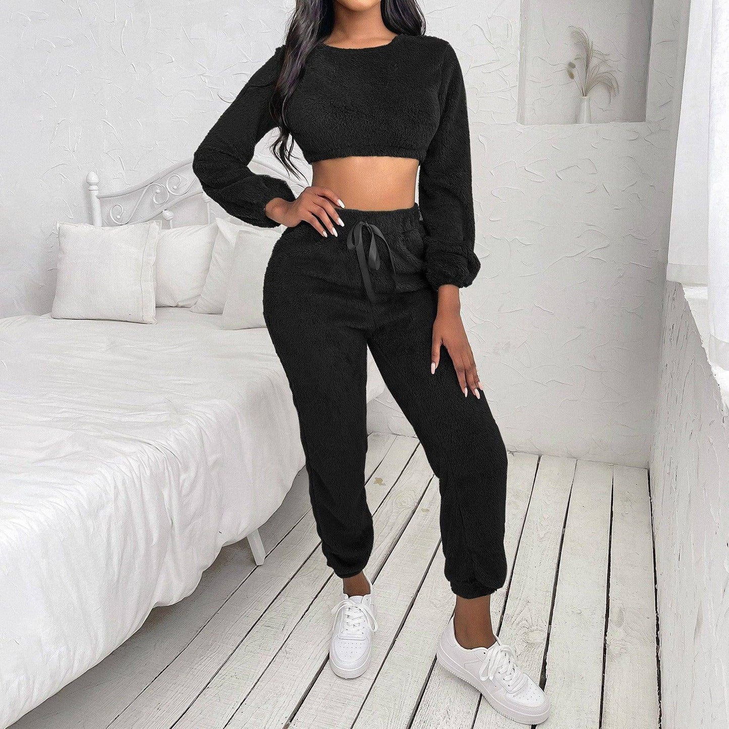 Charlotte Women's Sexy Fashion Sports Long-Sleeved Pants Sets