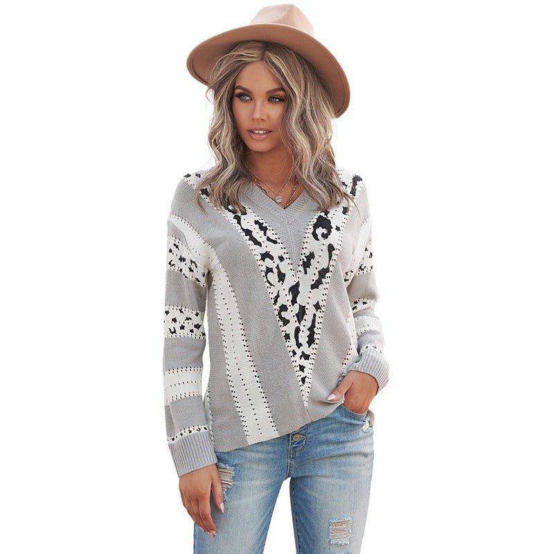 Charlotte Women's Pullover Fashion Long-Sleeved Knitted Sweater