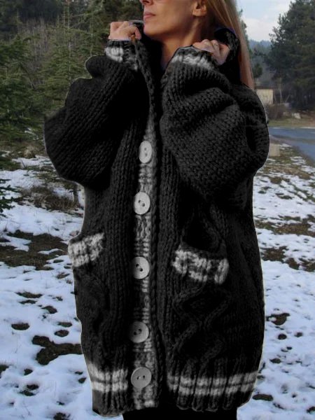 Women's Stylish Casual Hoodie Sweater Coat