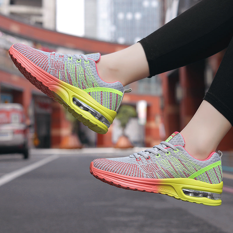 New Air Cushion Design Colorblock Running Sneakers CD425