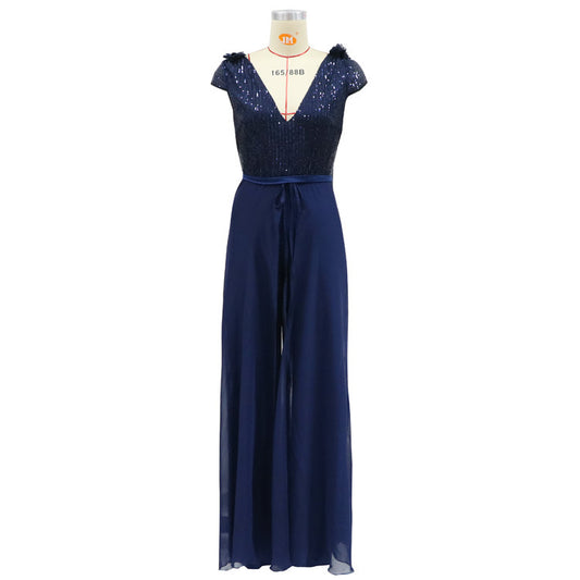 New Dress V-neck Jumpsuit CD638