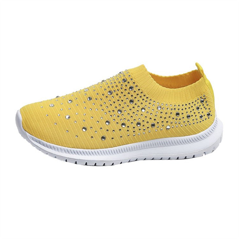 Women's Colorblock Mesh Platform Breathable Sneakers CD418