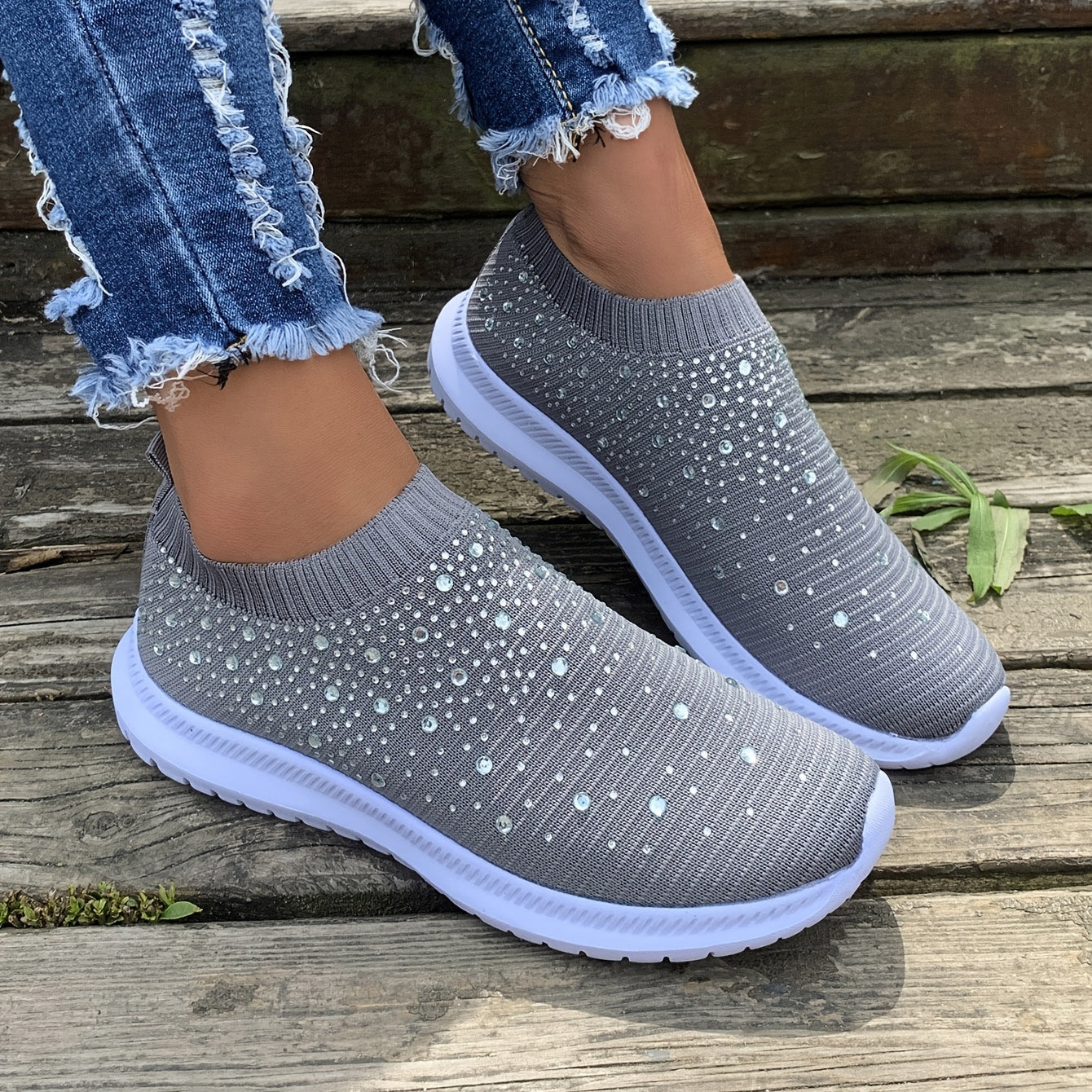 Women's Colorblock Mesh Platform Breathable Sneakers CD418