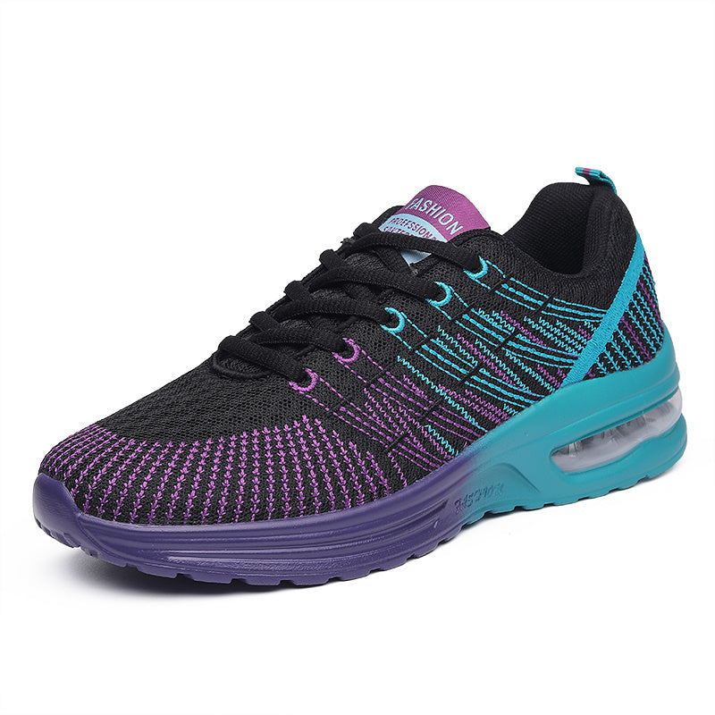 New Air Cushion Design Colorblock Running Sneakers CD425
