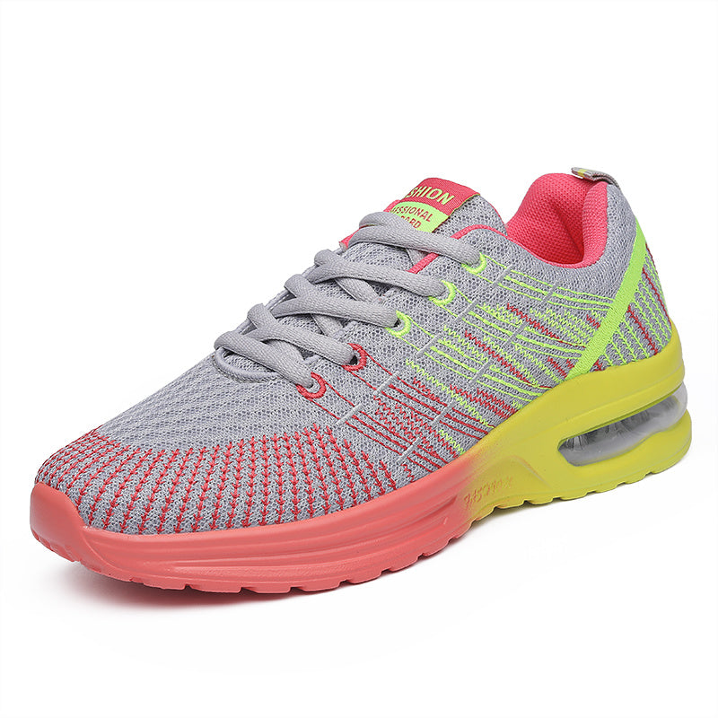 New Air Cushion Design Colorblock Running Sneakers CD425