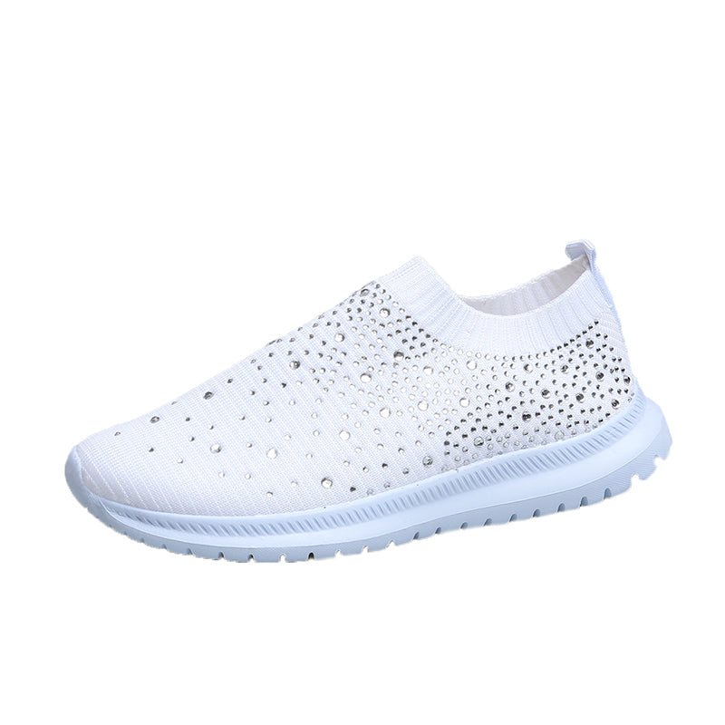 Women's Colorblock Mesh Platform Breathable Sneakers CD418