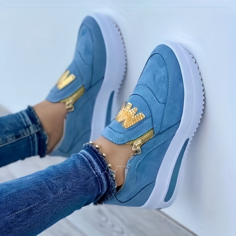 Women's Casual Platform Slip on Running Sneakers CD421