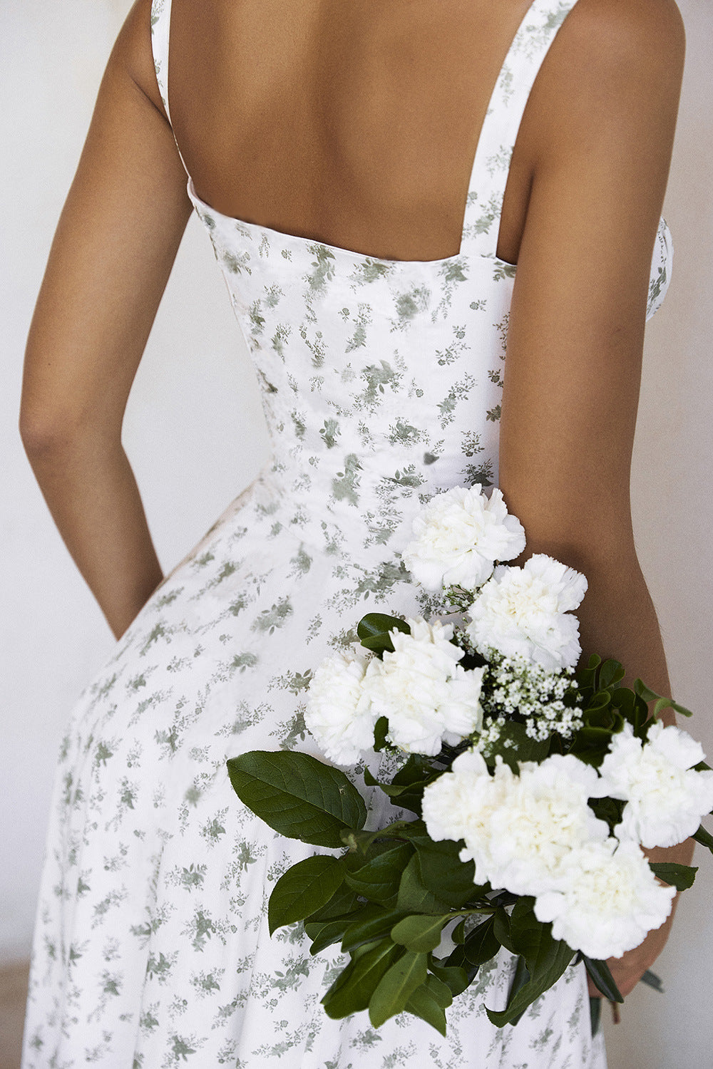 Women's Low-cut Suspender Waist Dress CD592