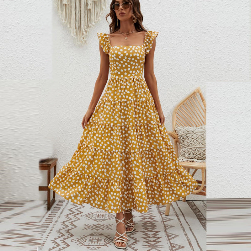 Women's High Waist Off Shoulder Bra Dress CD522