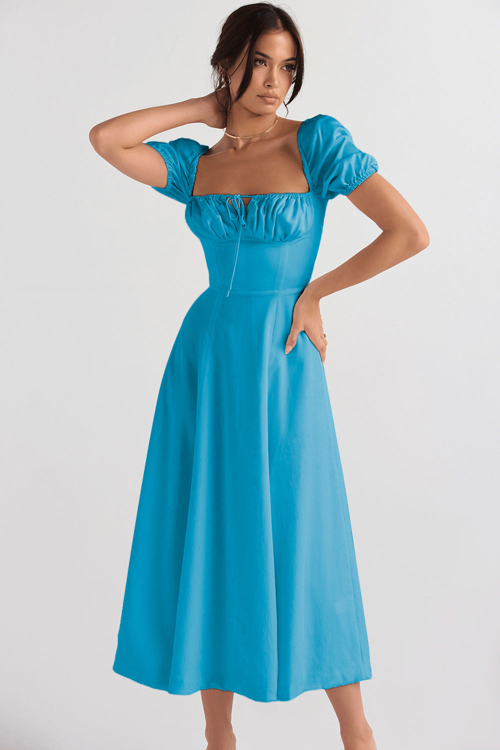 Women's Low-cut Suspender Waist Dress CD592