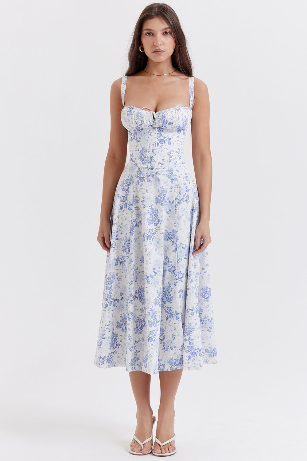 Women's Low-cut Suspender Waist Dress CD592