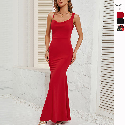 Women's Sexy Hip-wrapped Slip Dress CD585