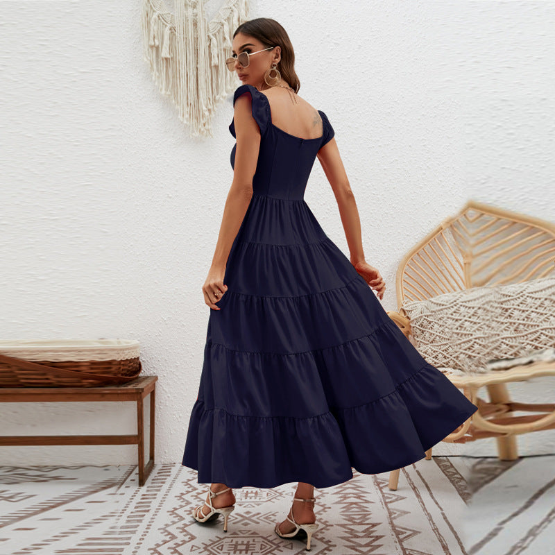 Women's High Waist Off Shoulder Bra Dress CD522