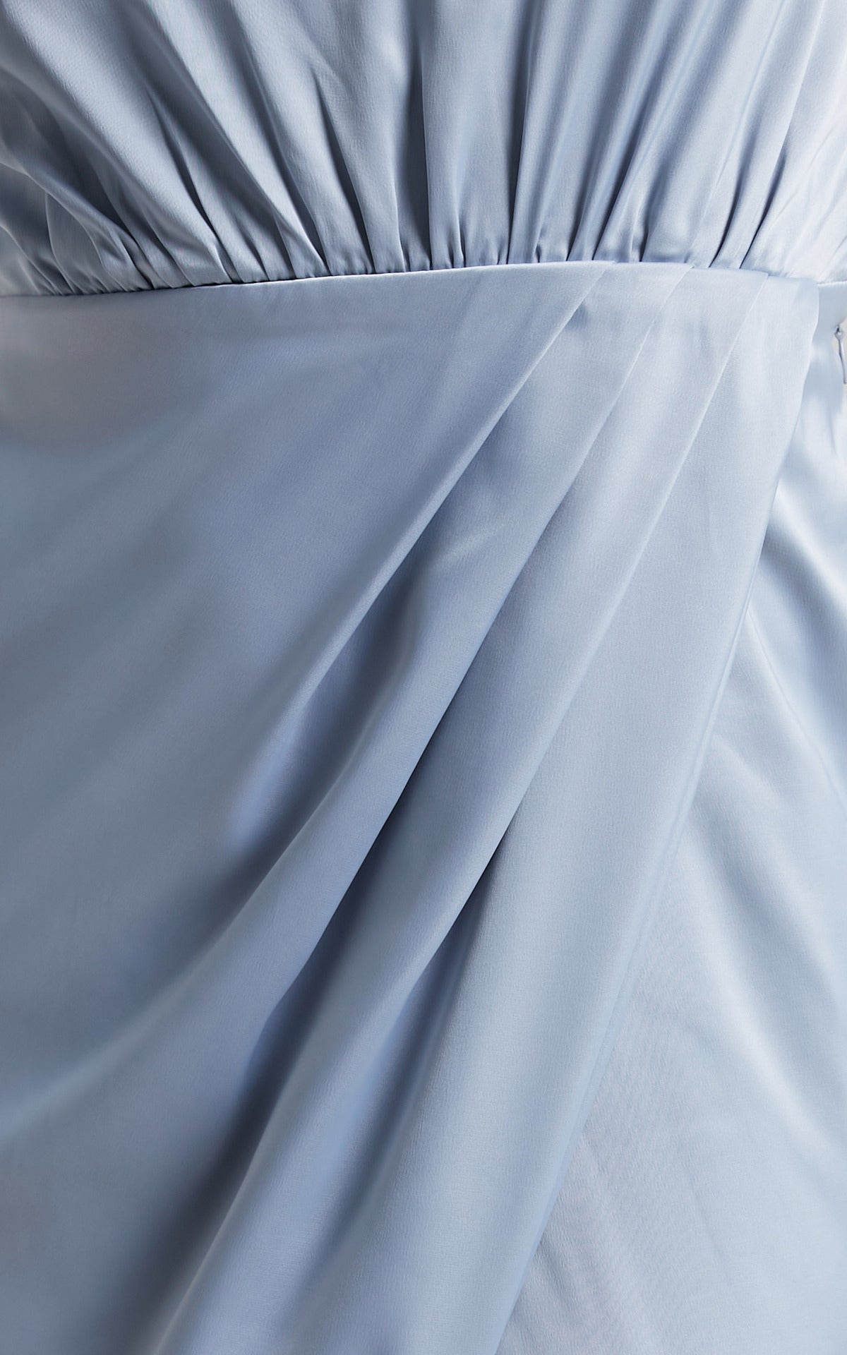 Oblique Neck High Waist Irregular Long Dress CD294