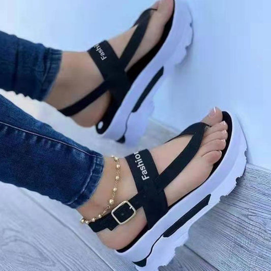 Women's Wedge Toe Clip Sandals CD502