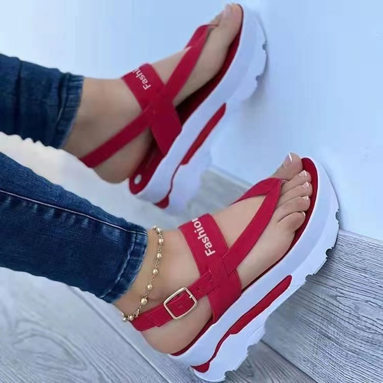 Women's Wedge Toe Clip Sandals CD502