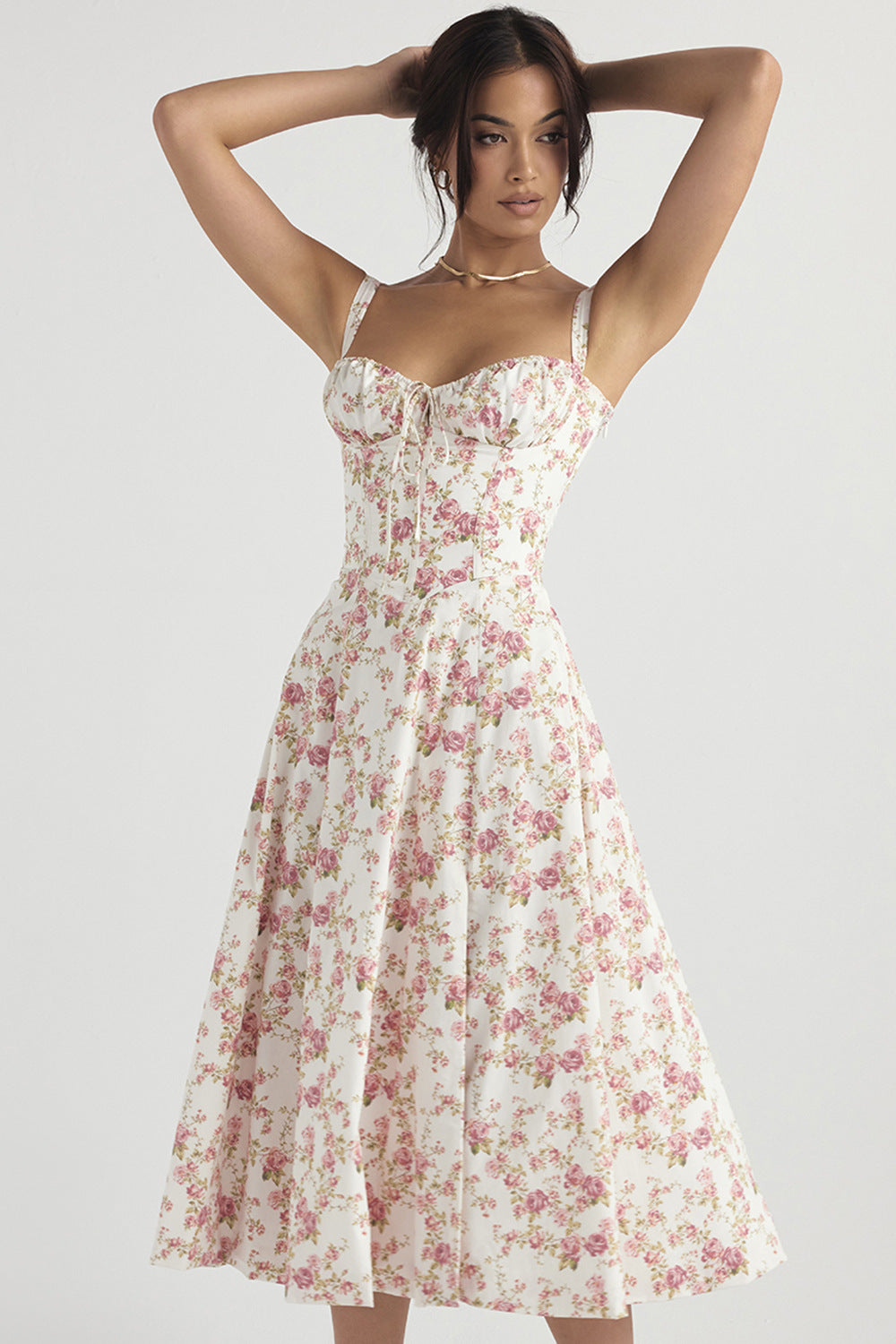 Women's Low-cut Suspender Waist Dress CD592
