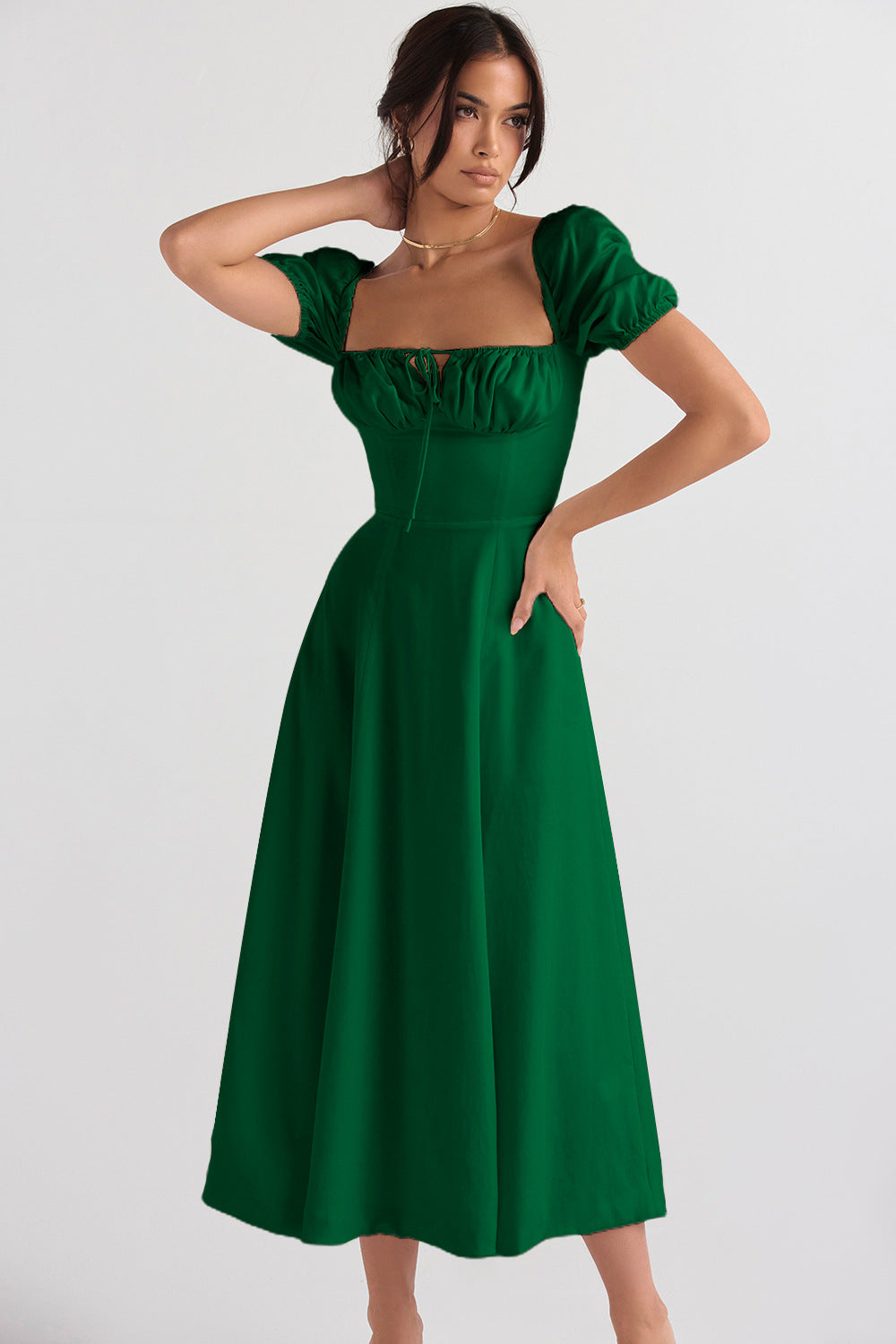 Women's Low-cut Suspender Waist Dress CD592