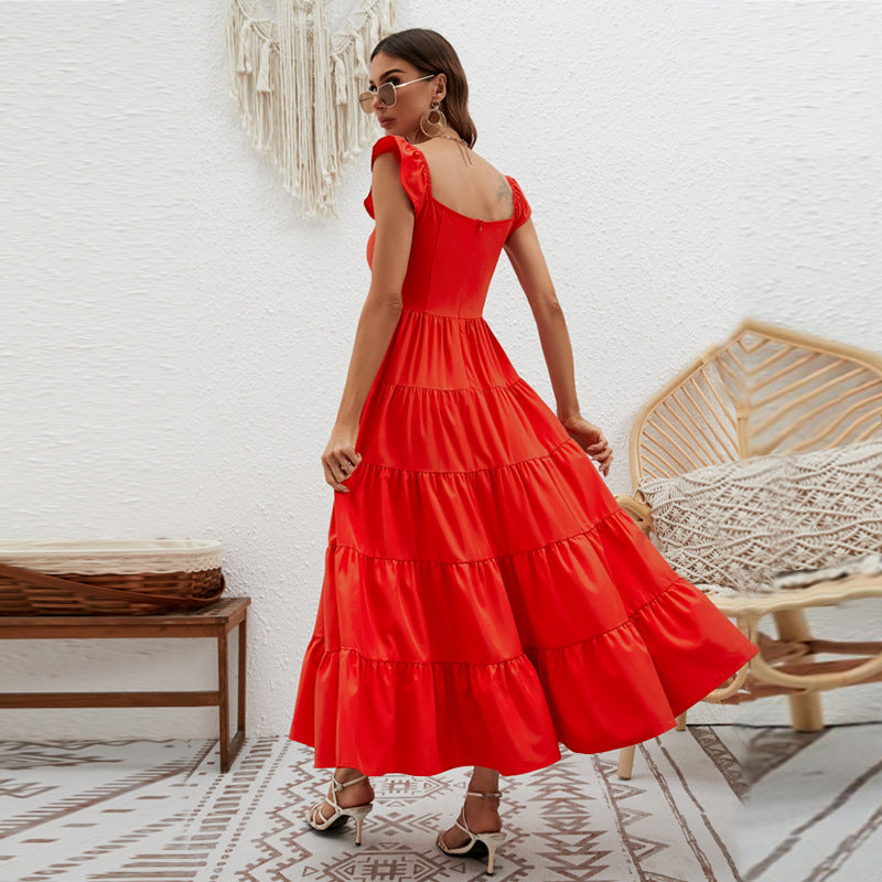 Women's High Waist Off Shoulder Bra Dress CD522