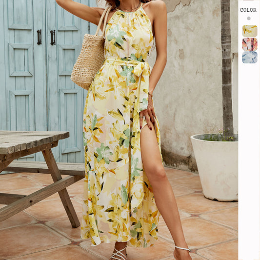 Women's Slim Print Resort Dress CD520