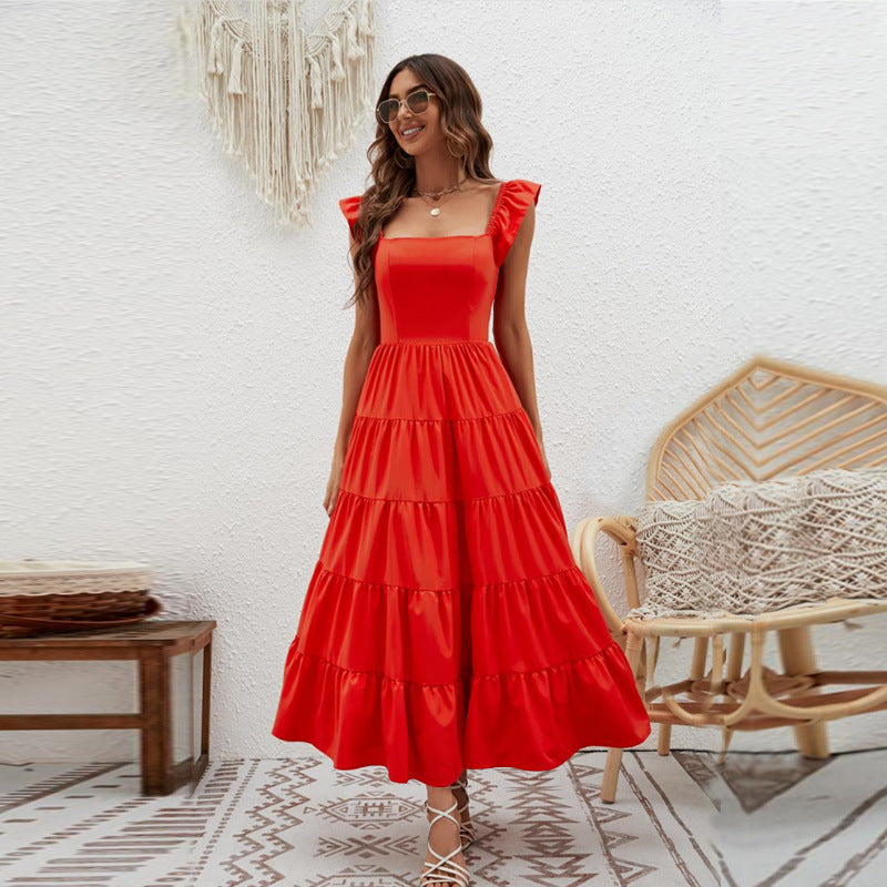 Women's High Waist Off Shoulder Bra Dress CD522
