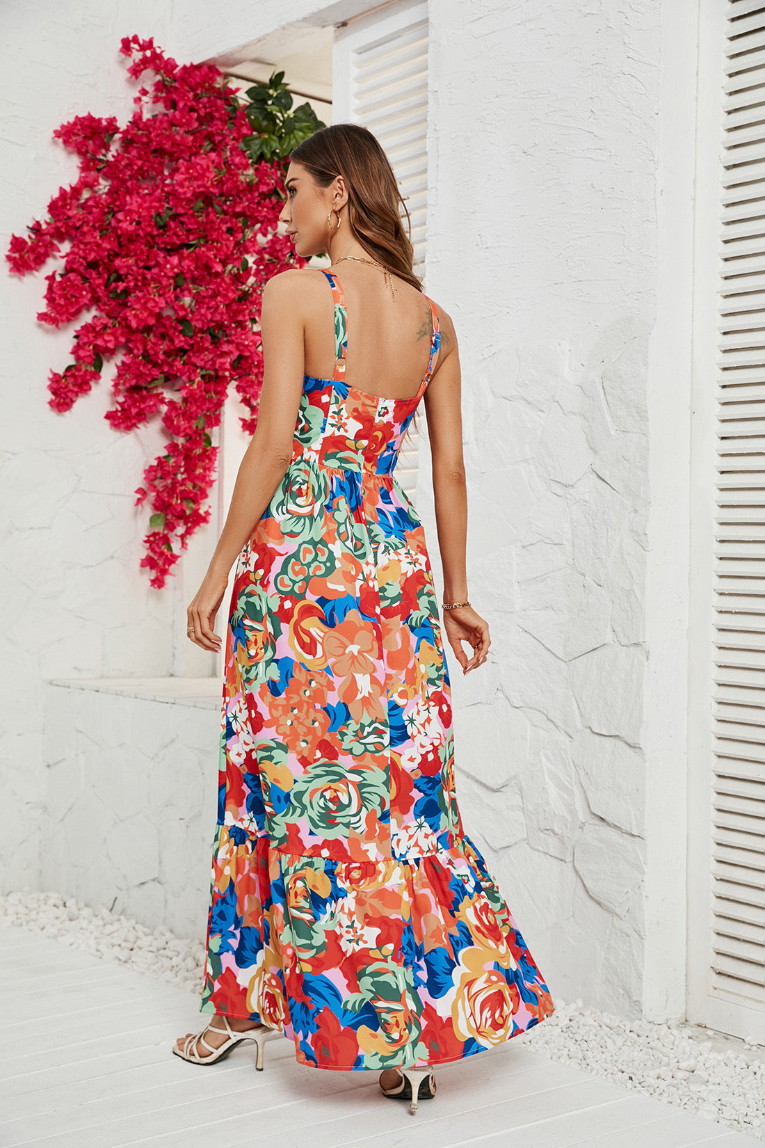 Women's Babe-print Slip Dress CD576