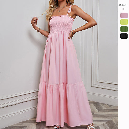 Women's Sexy Slip Bandeau Beach Dress CD519
