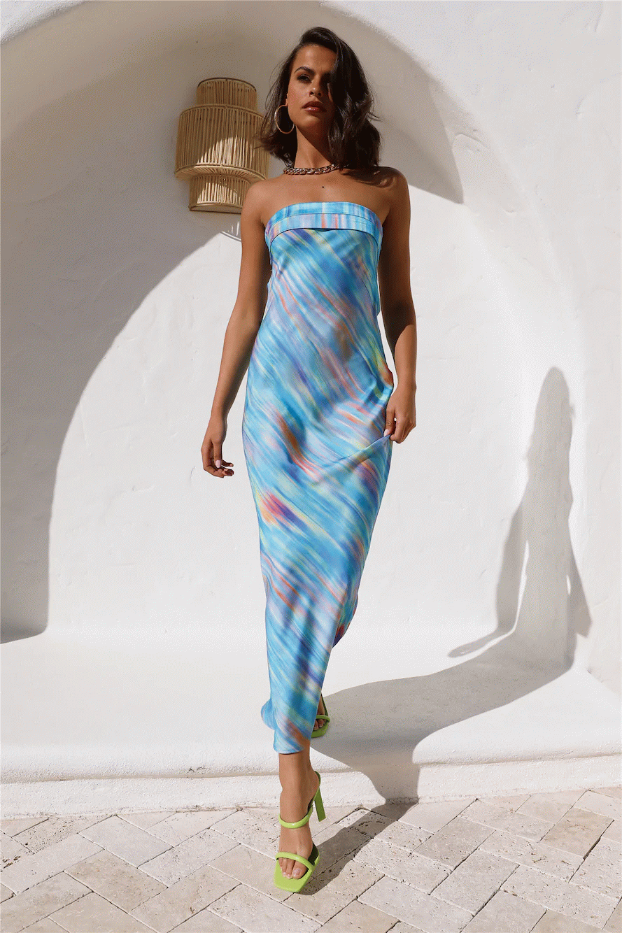 Printed Sleeveless Sleeveless Sexy Dress CD318