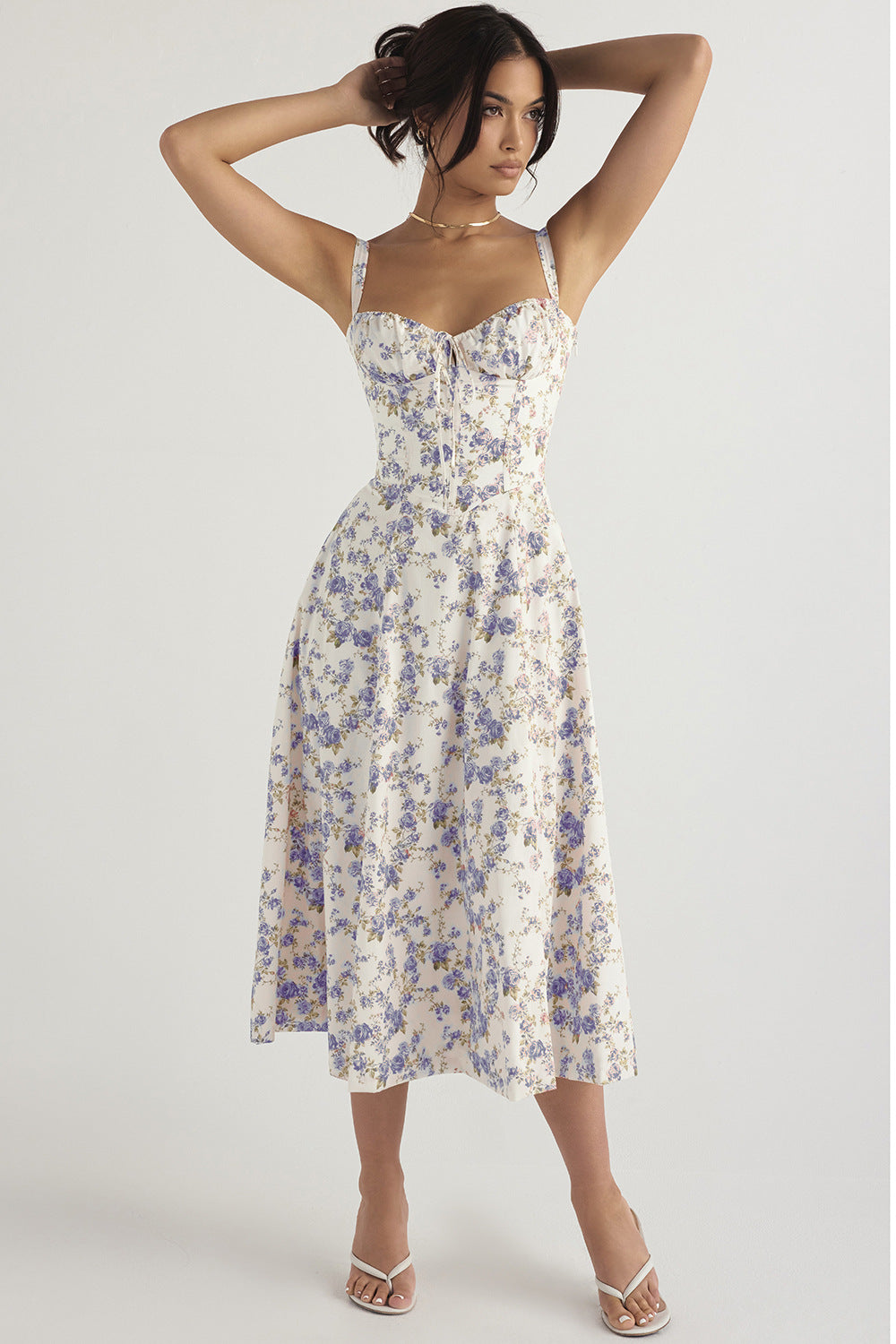 Women's Low-cut Suspender Waist Dress CD592
